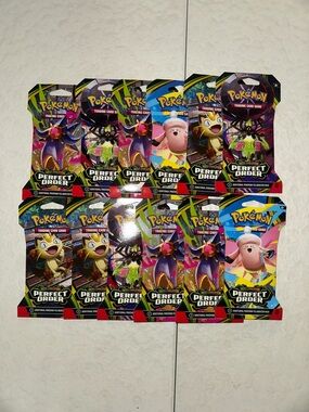 Pokémon TCG Mega Evolution Perfect Order Boosters Bundle of 12 Factory Sealed
